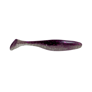 Image of Fish Bum Raddletail Swimbait | Purple Shiner; 3 1/2 in.