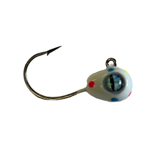 Image of Mission Tackle Short Shank Tungsten Heavy Metal Jig | Wonderbread; 1/8 oz.