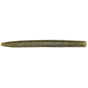 Image of Strike King Ocho Stick Worms | Green Pumpkin; 4 in.