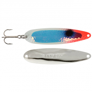 Image of Michigan Stinger Stingray Spoon | Exclusive Color - Glow Bloody Nose UV; 4 1/4 in.