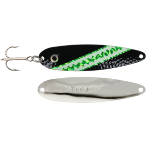 Image of Michigan Stinger Stingray Spoon | Exclusive Color - Green Machine; 4 1/4 in.