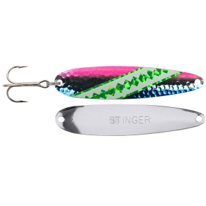 Image of Michigan Stinger Standard Spoon | Exclusive Color - Pete's Steelie Bait; 3 3/4 in.