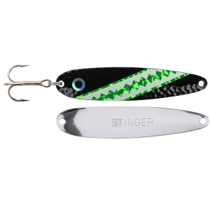 Image of Michigan Stinger Standard Spoon | Exclusive Color - Green Machine; 3 3/4 in.