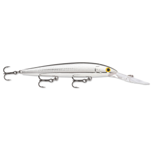 Image of Rapala Down Deep Husky Jerk | Pure Chrome; 5 1/2 in.