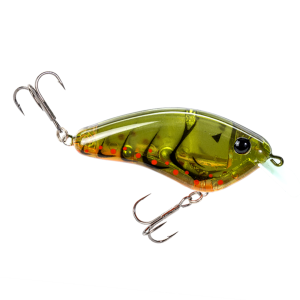 Image of Strike King Hardliner Flatsided Crankbait | Phantom Green Craw