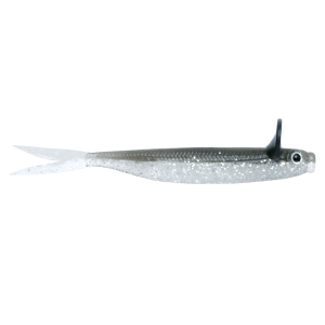 Image of Deps Frilled Shad Jighead Minnow | Silver Shiner; 4.7 in.