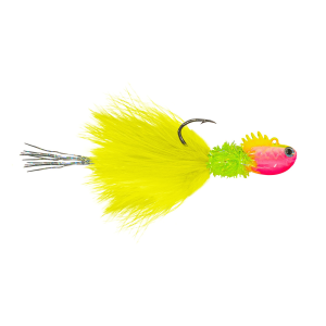 Image of 1Standard Fishing Minno4 Hair Jig | Pink Charty; 1/16 oz.