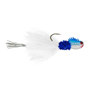 Image of 1Standard Fishing Minno4 Hair Jig | Blue Silver; 1/8 oz.