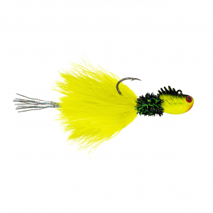 Image of 1Standard Fishing Minno4 Hair Jig | Black Charty; 1/8 oz.