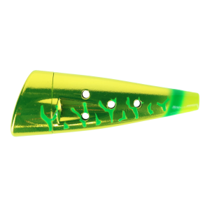 Image of Yakima Bait Unrigged Cut Plug - 2 Pack | Grinch Pickle; 3 in.