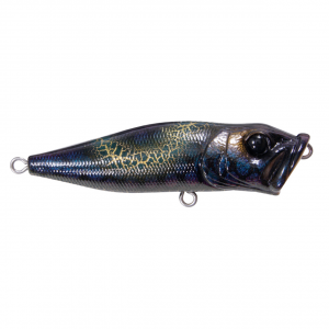 Image of Megabass Pop-X | Black Orochi; 2 1/2 in.