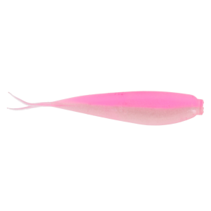 Image of BrushPile Jigs Zipper Soft Bait | Bubblegum; 1 1/2 in.