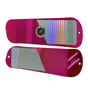 Image of Shortbus Super Series Flashers | Metallic Pink - Silver Bullet; 11 in.