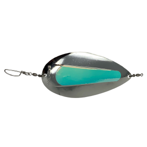 Image of Shortbus Kokanee Dodger | Pure Silver - Center UV Tape