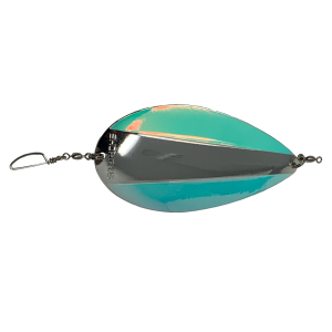 Image of Shortbus Kokanee Dodger | Pure Silver - UV Tape Wings