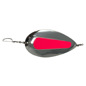 Image of Shortbus Kokanee Dodger | Pure Silver - Pink Tape Center