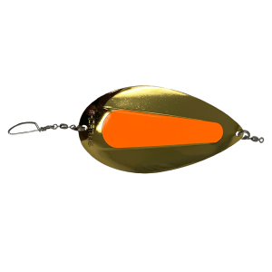 Image of Shortbus Kokanee Dodger | Gold - Orange Tape Center