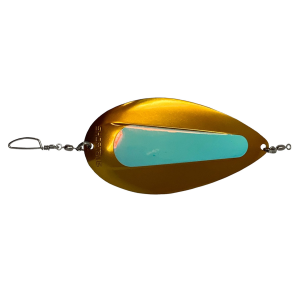 Image of Shortbus Kokanee Dodger | Metallic Orange - UV Tape Center