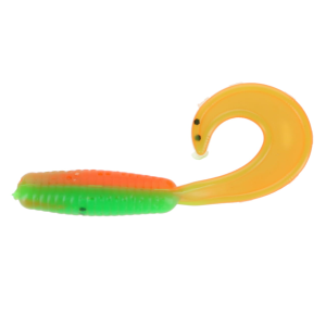 Image of BrushPile Jigs Vortex Soft Bait | Fire Tiger; 2 in.