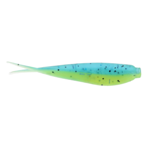 Image of BrushPile Jigs Zipper Soft Bait | Blue Grass; 1 1/2 in.