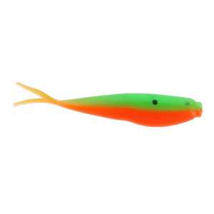 Image of BrushPile Jigs Zipper Soft Bait | Fire Tiger; 1 1/2 in.