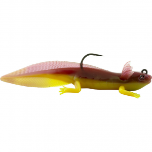 Image of River2Sea Nest Raider Soft Bait | Fire Newt; 128 mm