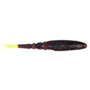 Image of Z-Man Big Ballerz Soft Bait | Plum/Chartreuse Tail; 4 in.