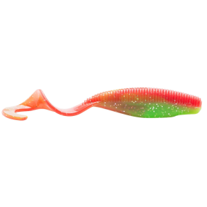 Image of Z-Man StreakZ Curly TailZ | Nuked Chicken Glow; 4 in.
