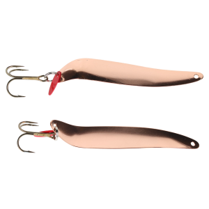 Image of Bay De Noc Flutter Laker Taker Trolling Spoon | Copper; 4 in.