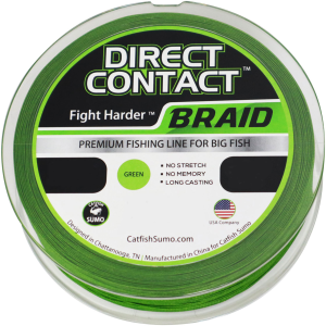 Image of Catfish Sumo Direct Contact Braided Line | 80 lb.; Green