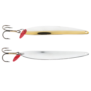 Image of Bay De Noc Laker Taker Spoon | Nickel/Gold Paint; 3/4 oz.