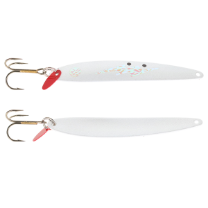 Image of Bay De Noc Laker Taker Spoon | White Ice; 3/4 oz.