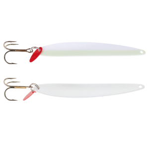 Image of Bay De Noc Laker Taker Spoon | White/Glo Paint; 3/4 oz.