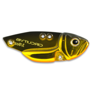 Image of Deps Circuit Vibe Blade Bait | Black Gold; 1/2 oz.