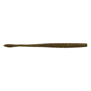 Image of Berkley PowerBait MaxScent Magnum Hit Worm | Green Pumpkin Magic; 7 in.