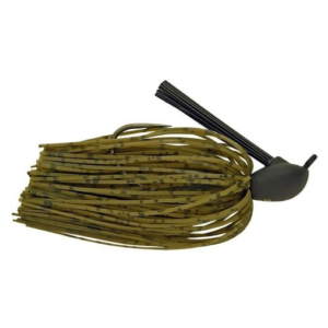 Image of Keitech Lead Casting Jig | Green Pumpkin; 3/8 oz.