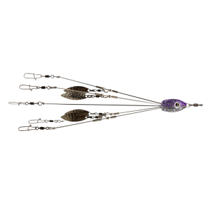 Image of Brown Dog Tackle Umbrella Rigs | Purple Rain; Junior
