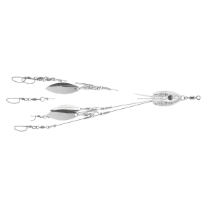 Image of Brown Dog Tackle Umbrella Rigs | Silver Shad; Finesse