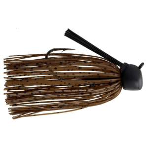 Image of Keitech Crankin Football Jig | Dark Green Pumpkin; 3/8 oz.