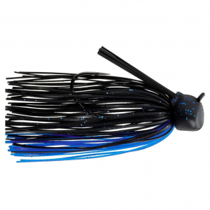 Image of Keitech Crankin Football Jig | Black Blue Flake; 1 oz.