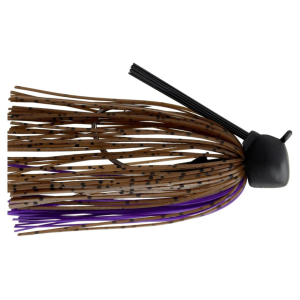 Image of Keitech Crankin Football Jig | Brown & Purple; 1 oz.