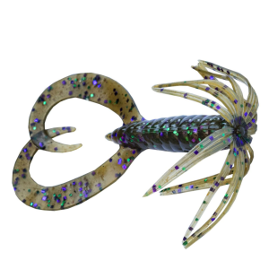 Image of Keitech Little Spider | GP w/ Green & Purple; 2 in.