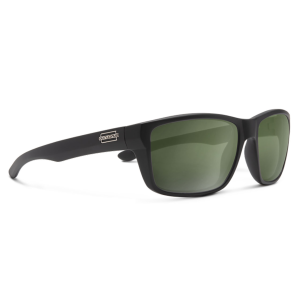 Image of Suncloud Eyewear Mayor Polarized Sunglasses | Matte Black - Polarized Gray Green