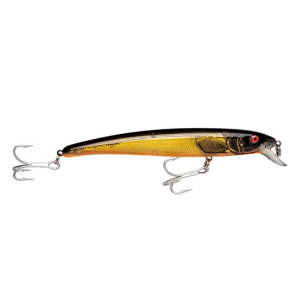 Image of Bomber Saltwater Long A Hardbait | Chartruese Flash/Black-Orange; 7 in.