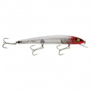 Image of Bomber Saltwater Long A Hardbait | Silver Flash-Red Head; 6 in.