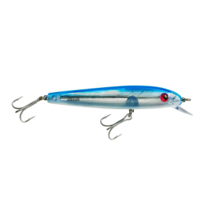 Image of Bomber Saltwater Wind-Cheater Hardbait | Silver-Blue; 6 in.