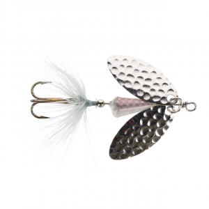 Image of Worden's Double Flash Rooster Tail | Gray Minnow; 1/4 oz.