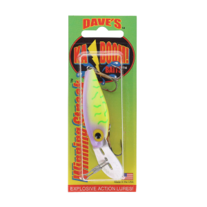Image of Dave's Ka-Boom Winning Streak Lures | Purple Hot Tiger; 3 1/2 in.