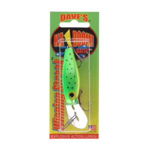 Image of Dave's Ka-Boom Winning Streak Lures | Green Specs; 3 1/2 in.
