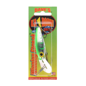 Image of Dave's Ka-Boom Winning Streak Lures | Green Herringbone; 3 1/2 in.
